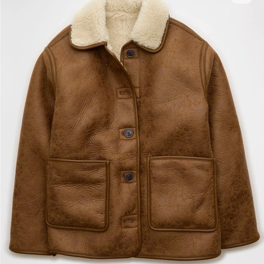 Reversible sherling Jacket